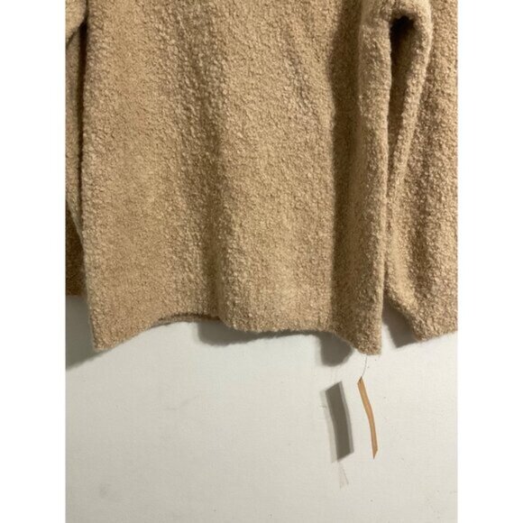 REFORMATION New Alpaca Linen Blend Ambrose Boucle Sweater in Ginger size Large - Picture 5 of 16